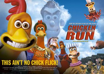 Chicken run movie poster