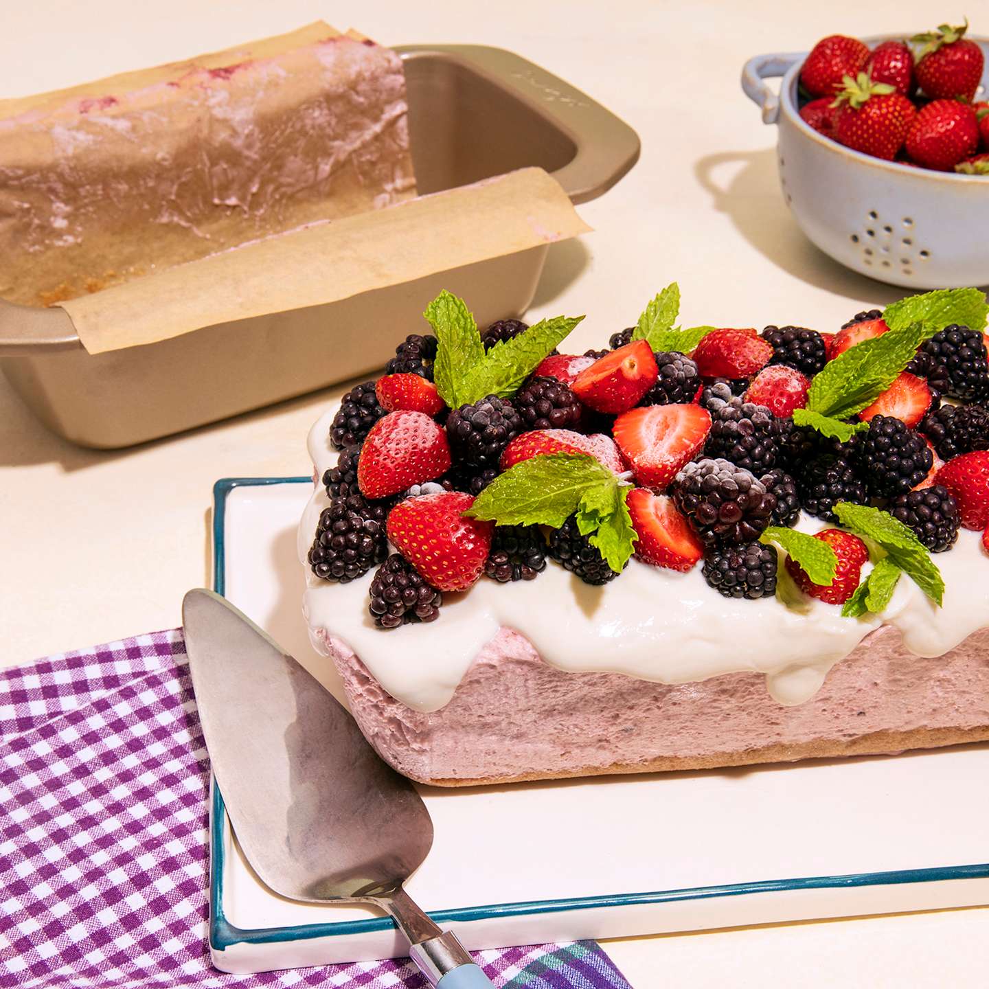 Icebox Berry Cheesecake
