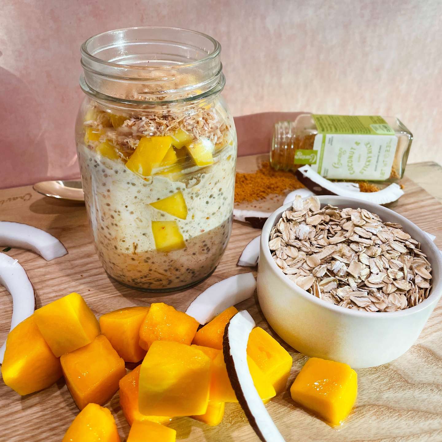 Cravings Coconut & Mango Overnight Oats