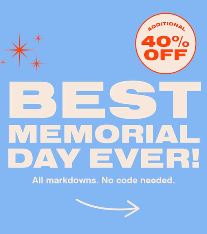 The Memorial Day Sale