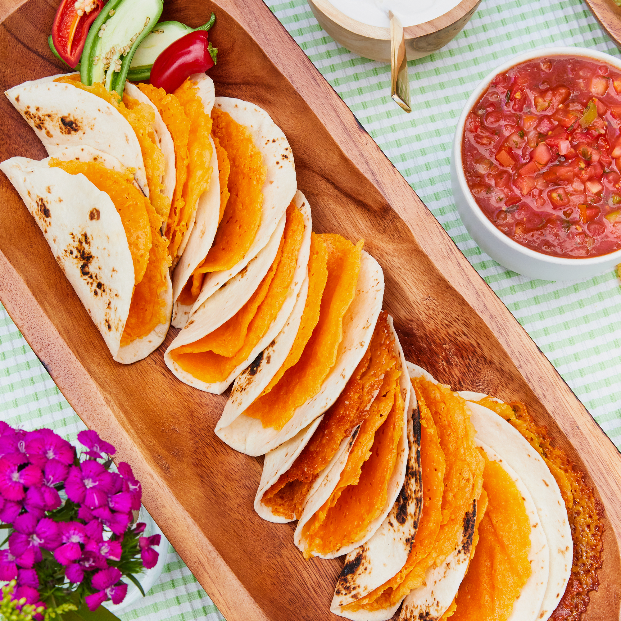 Cravings How to Make the Crispiest Taco Shells Out of Cheese!
