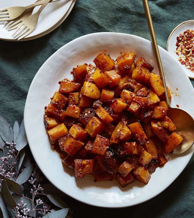 Cravings | Sweet & Spicy Butter-Roasted Butternut Squash