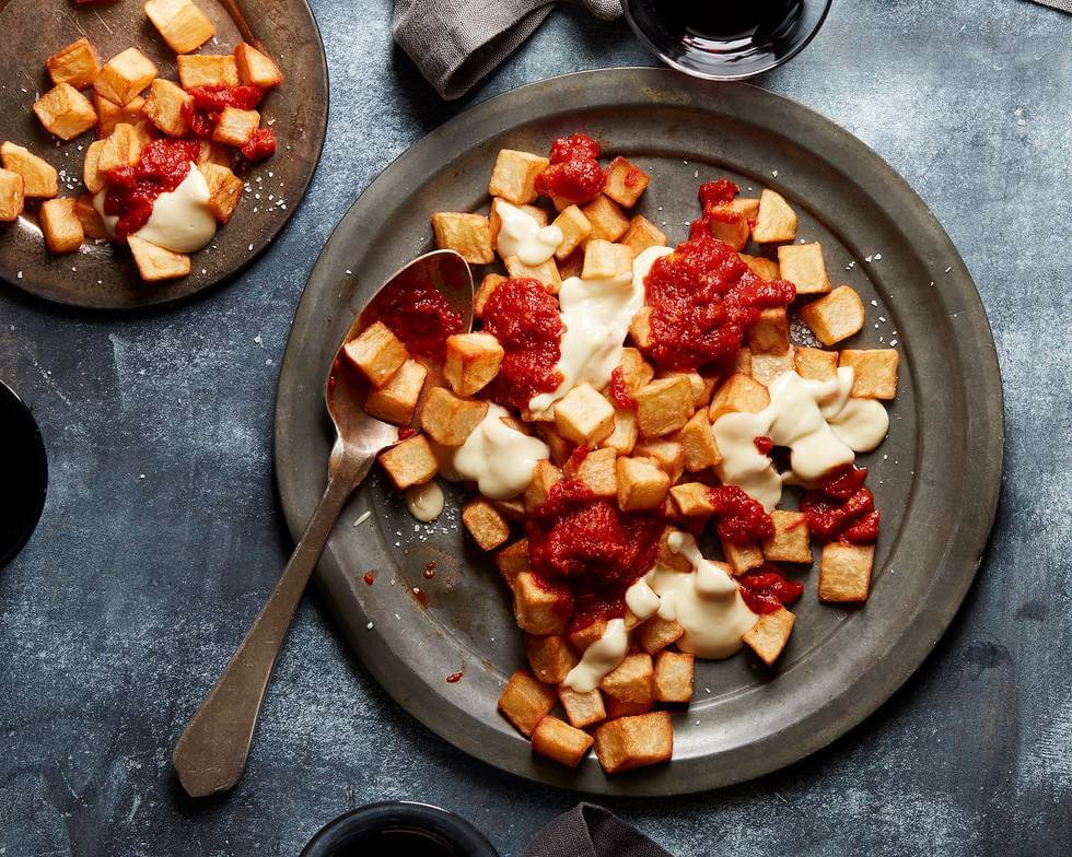 Cravings Patatas Bravas (Fried Potatoes With a Spicy Tomato Sauce