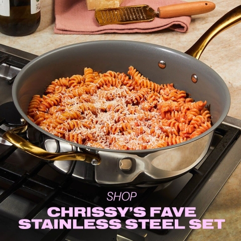 Shop Chrissy's Fave Stainless Steel Set