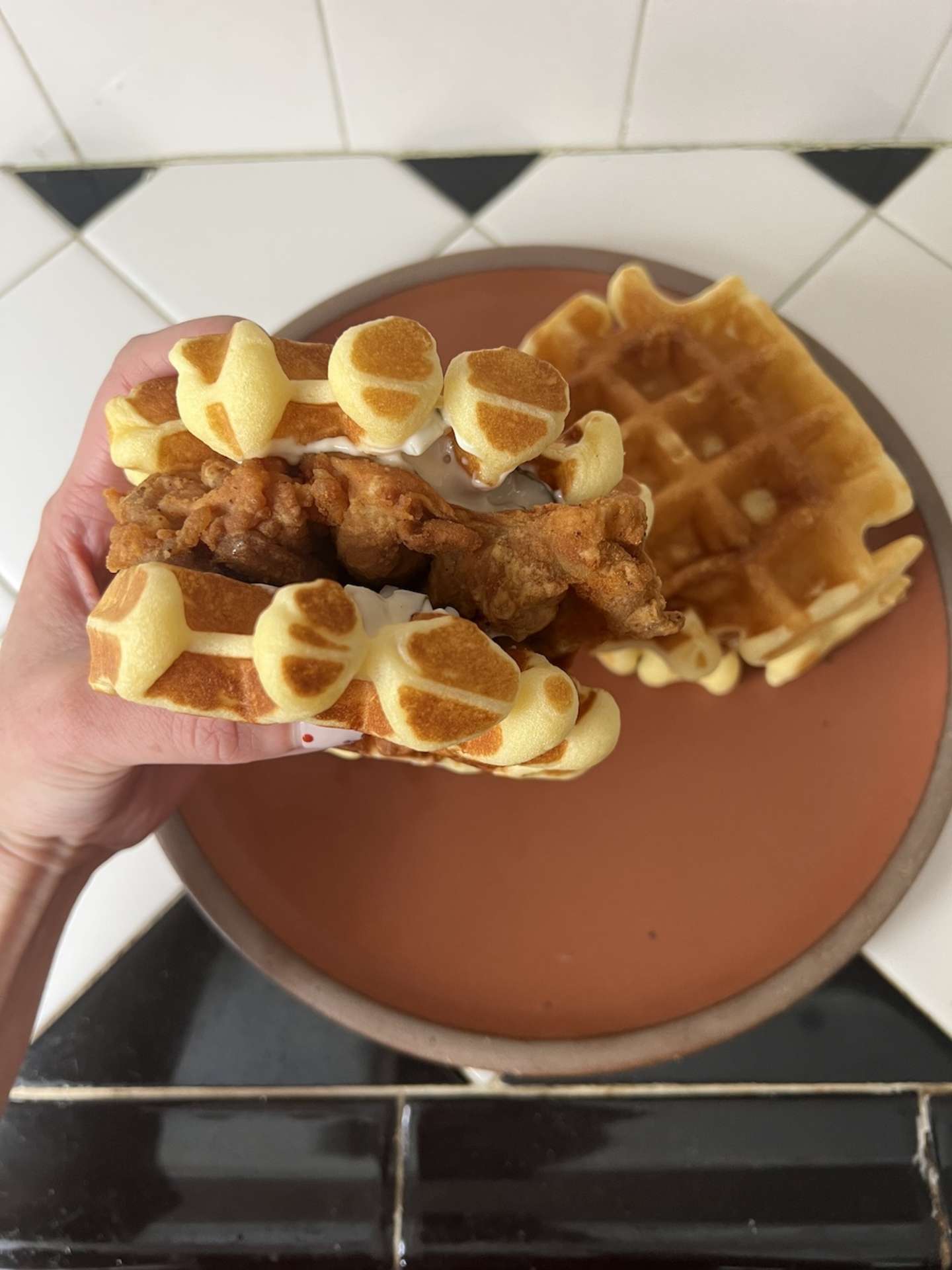 Chicken and Waffles Shoppable Image