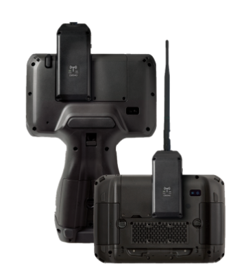 Close up of Trimble EM940 Empower Module on Trimble data collectors