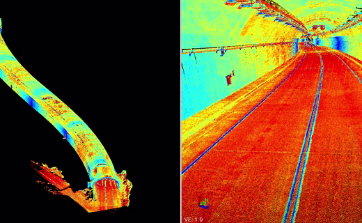 sx12 point cloud scan