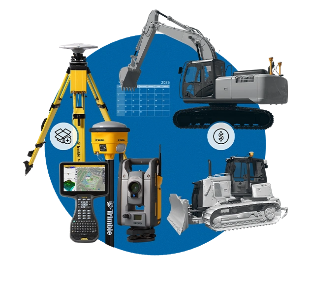 Machine and antennas working with Works and Works plus software