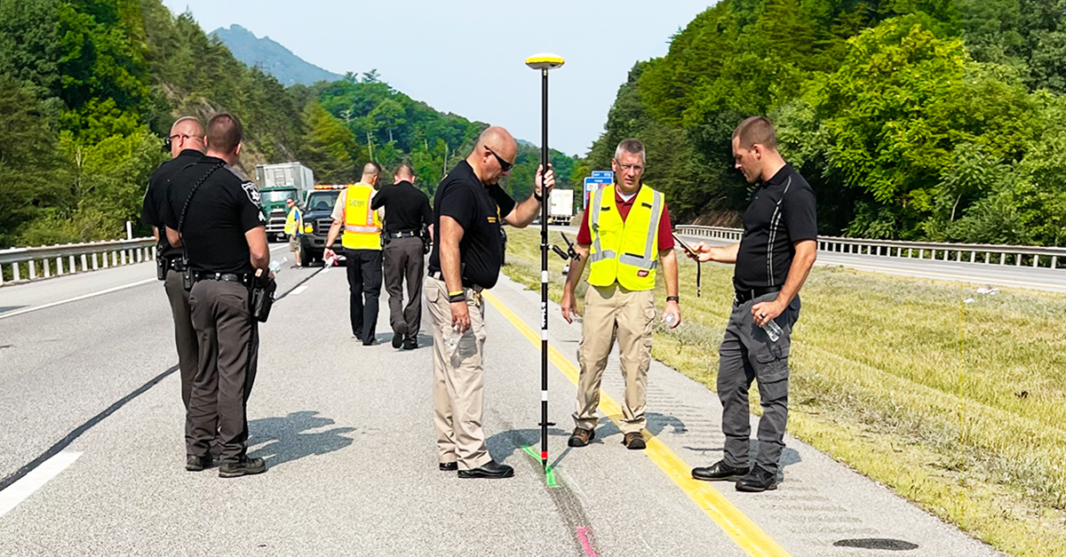 Collision Reconstruction | Public Safety and Forensics | Trimble Geospatial
