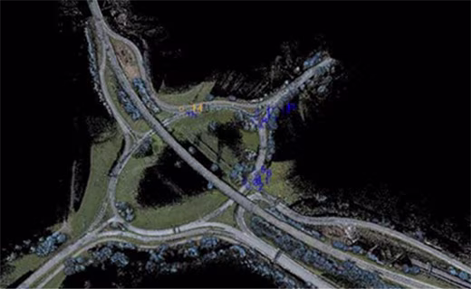 trimble business center mobile mapping data desktop screen view