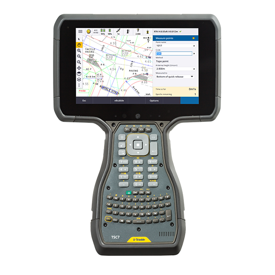 Studio image of Trimble Access on a tablet