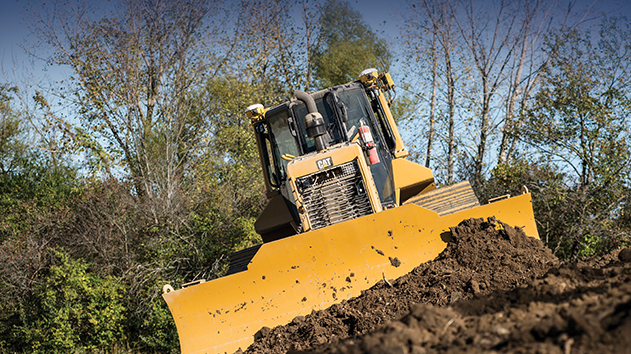 Dozer using Trimble Earthworks machine control with Trimble xFill technology for continuous centimeter-level positioning, even when the primary correction signal is lost