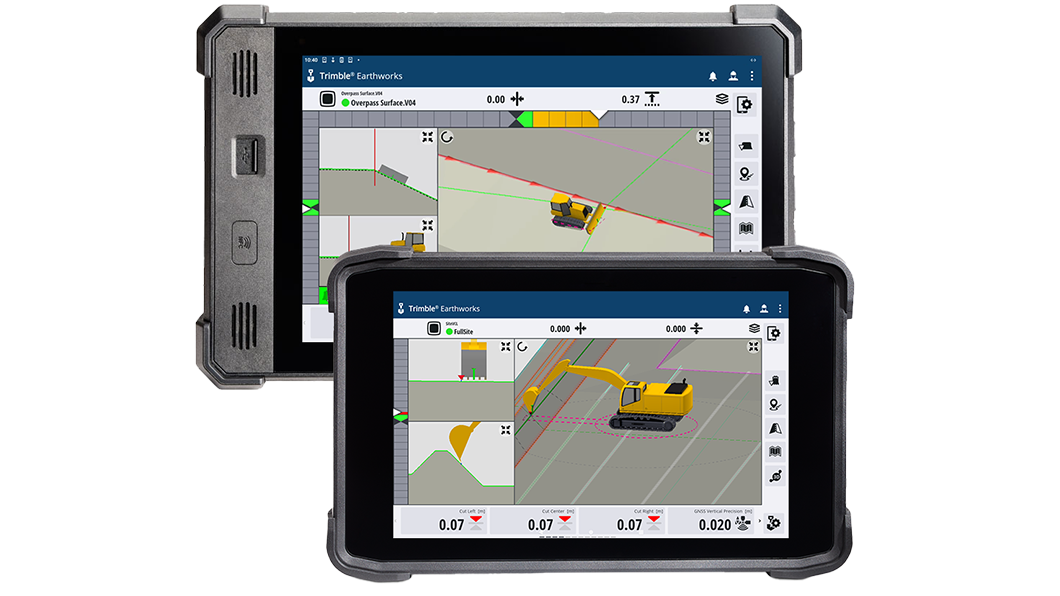 Trimble TD540 display with earthworks grade control