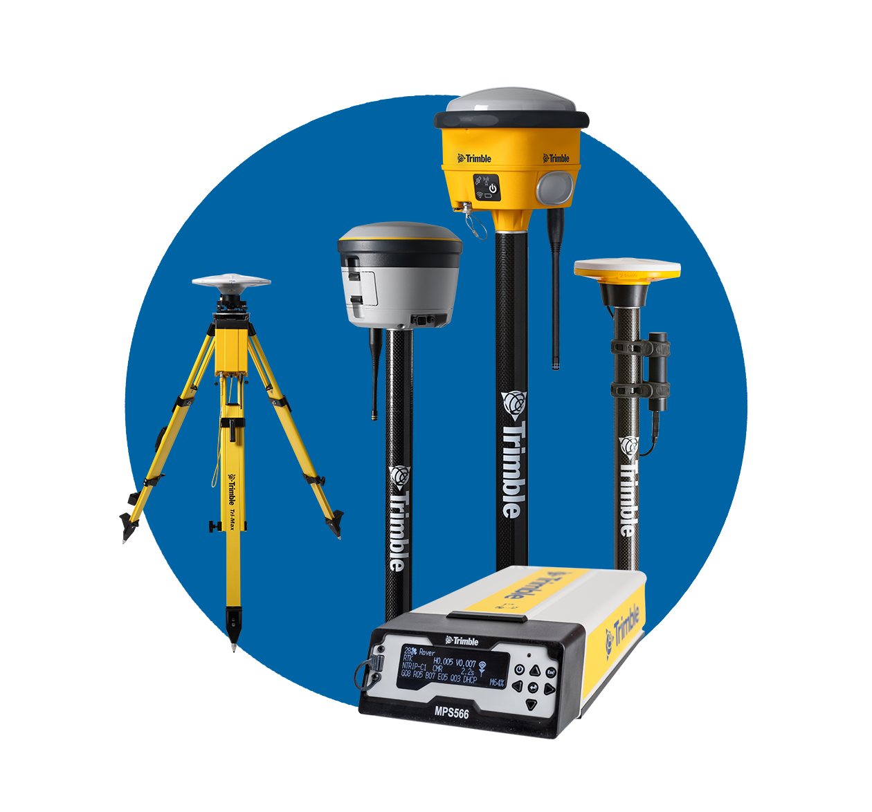 Trimble antennas and receivers