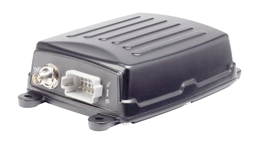 Close up of Trimble MS956 GNSS modular receiver for machine control