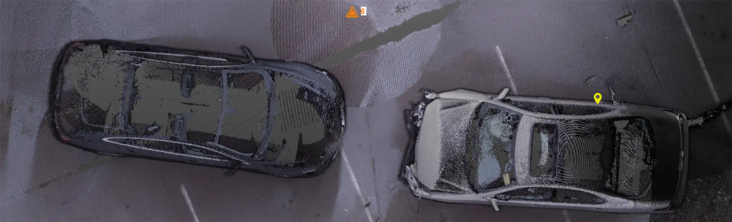 car crash scene