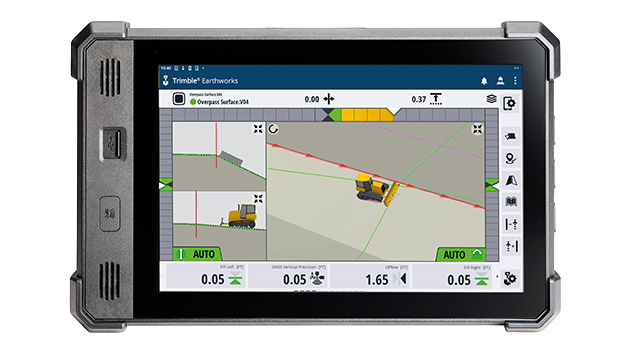 Trimble TD540 display with earthworks grade control