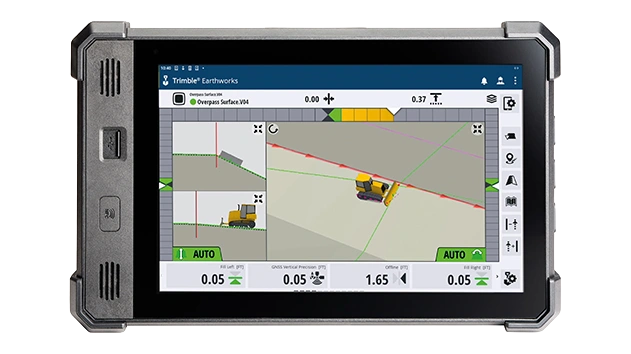 Trimble TD540 display with earthworks grade control