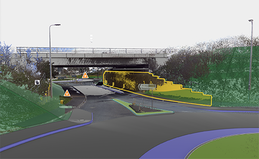 Trimble Reality Capture road bridge scan