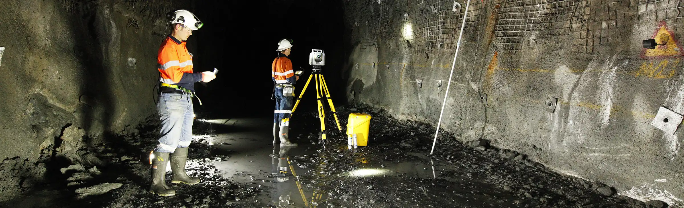 mine workers underground