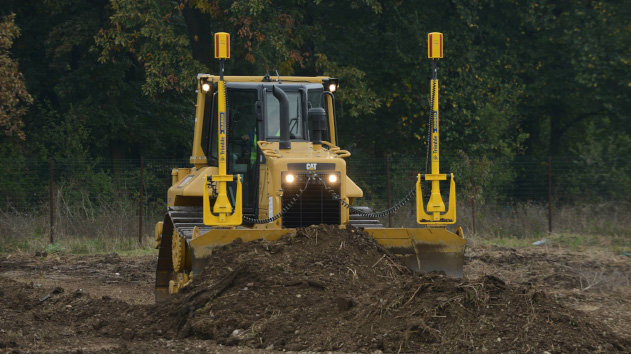 Earthmoving machine using 2d components 