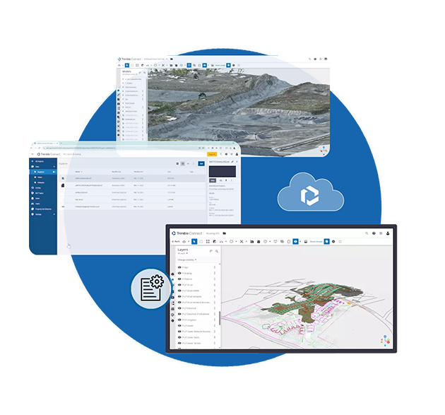 Trimble Connect software tools for effective collaboration with a single source of truth