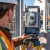 surveyor working with a Trimble S9 HP total station