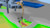A marine excavator dredging the seafloor using Trimble real-time machine guidance in a 3D visualization
