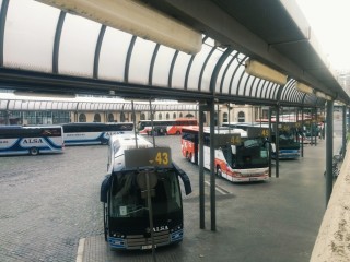 ALSA coaches at Barcelona Nord (busbud staff photo)