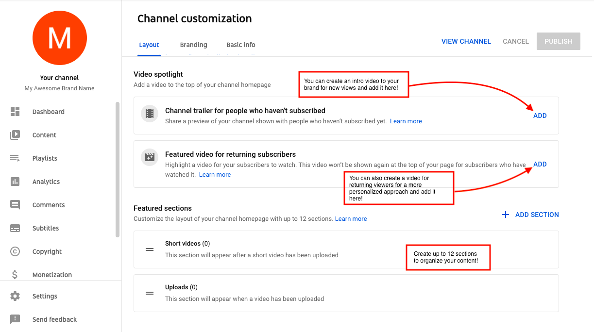 How to choose a  Channel Name, Creating a Brand