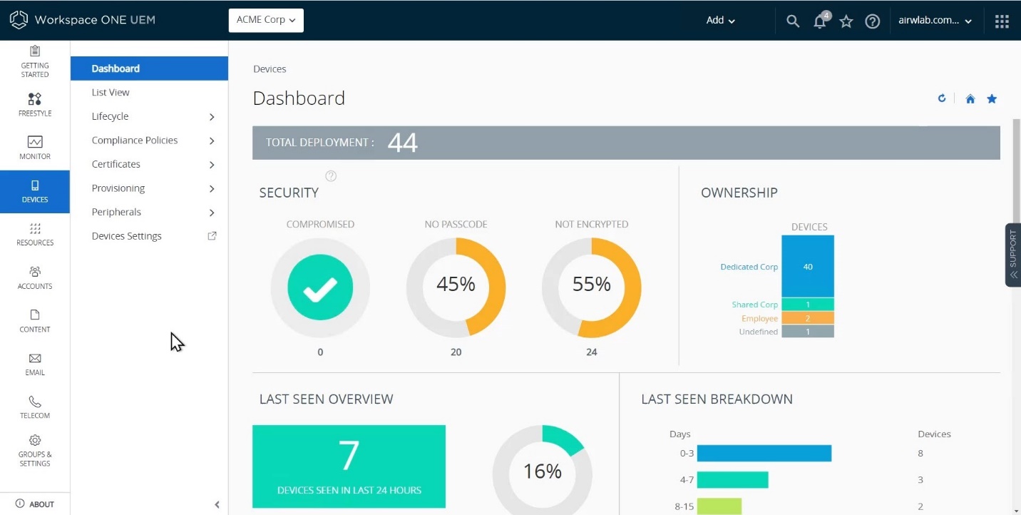 GA_VMware Workspace One_Screenshot_EmployeeDevices_052023