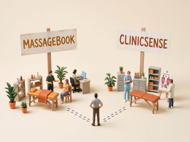 MassageBook vs. ClinicSense: I Compared Both Massage Platforms for a Small Practice (2027)