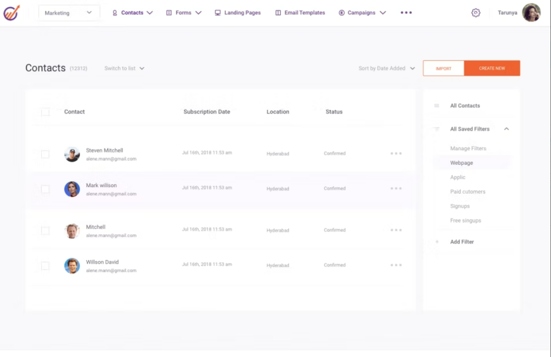 GA_Engagebay_Screenshot_ClientDatabase_032023