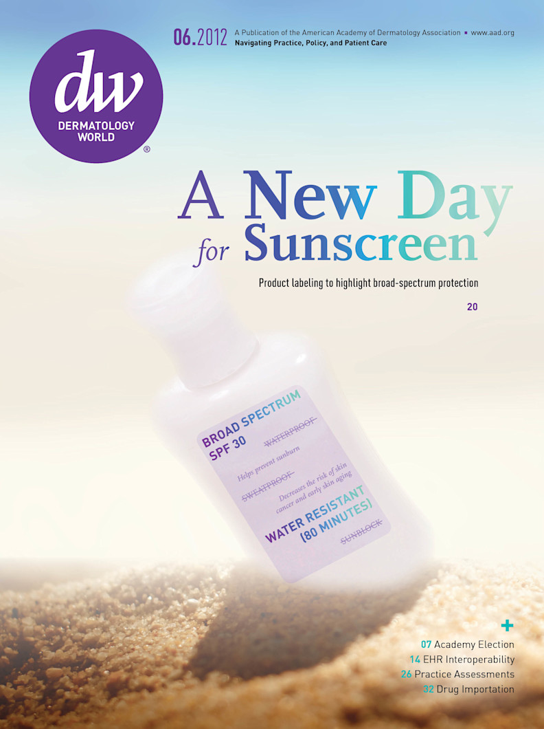 Dermatology World cover June 2012