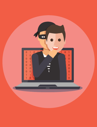 Dermatology World abstract illustration man with mask