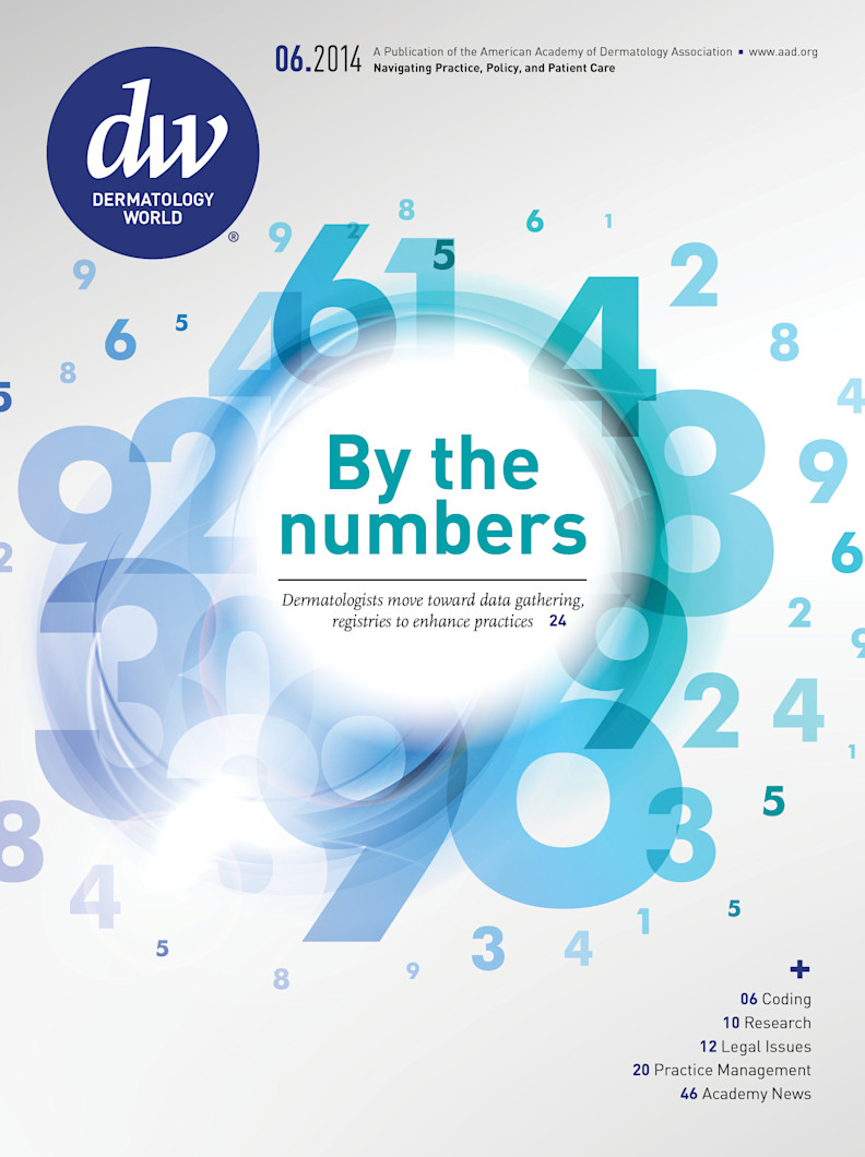 Dermatology World cover June 2014