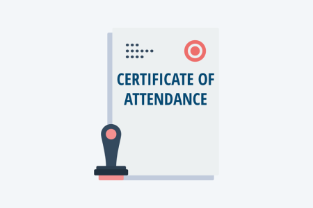 Certificate of attendance image