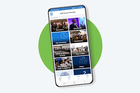 2025 AAD Annual Meeting App screenshot
