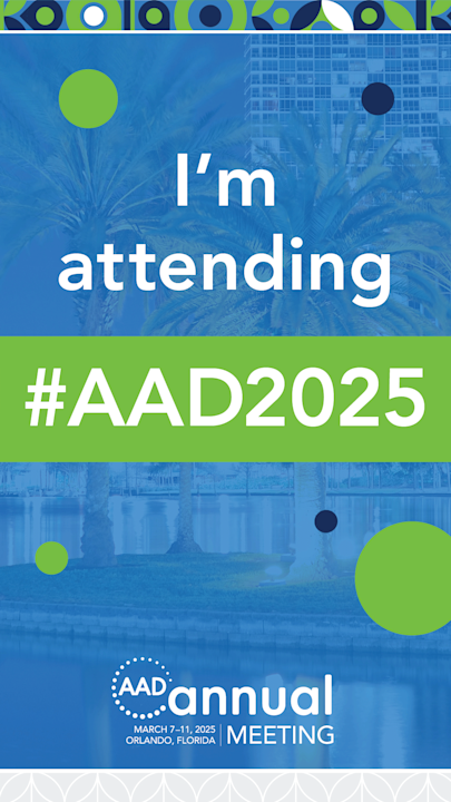 2025 AAD Annual Meeting | Social media toolkit 