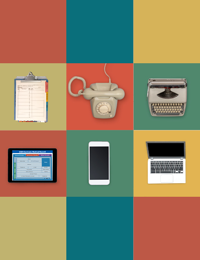 Dermatology World abstract illustration of communication methods