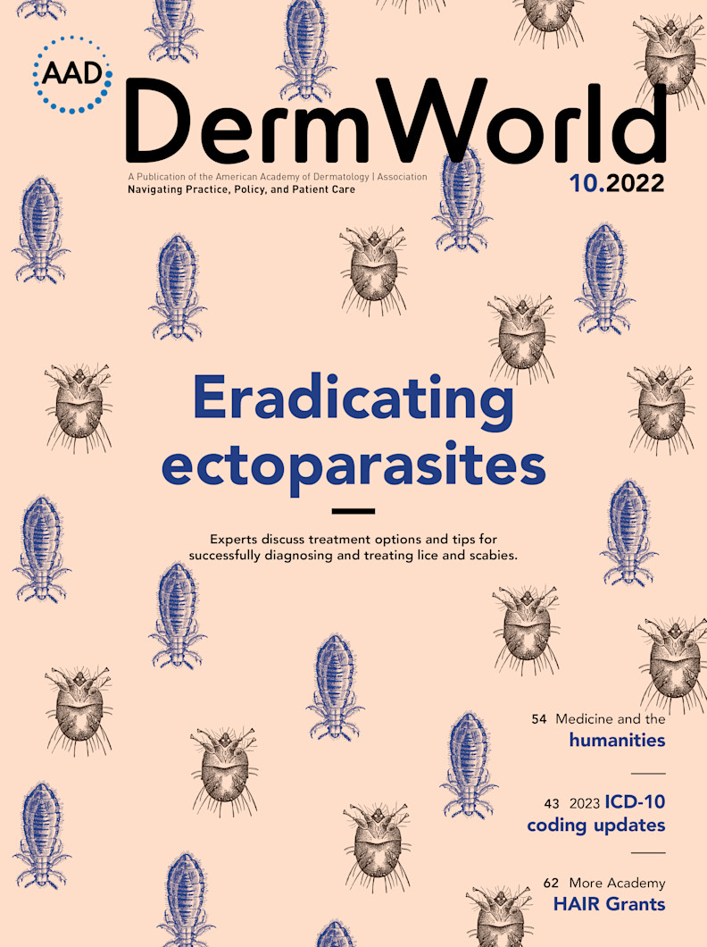Cover image for DermWorld October 2022