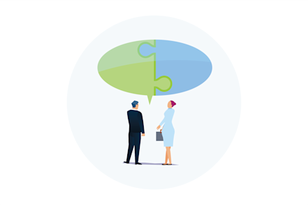 Illustration for communicate with clinical partners