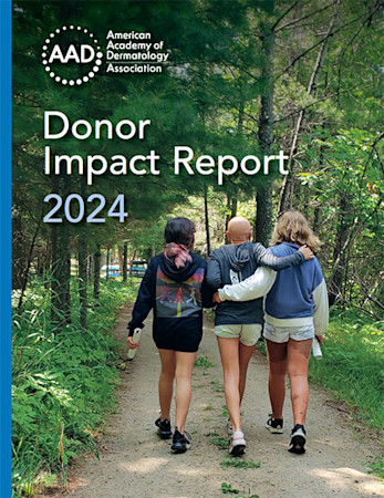 2024 Donor Impact Report | American Academy of Dermatology