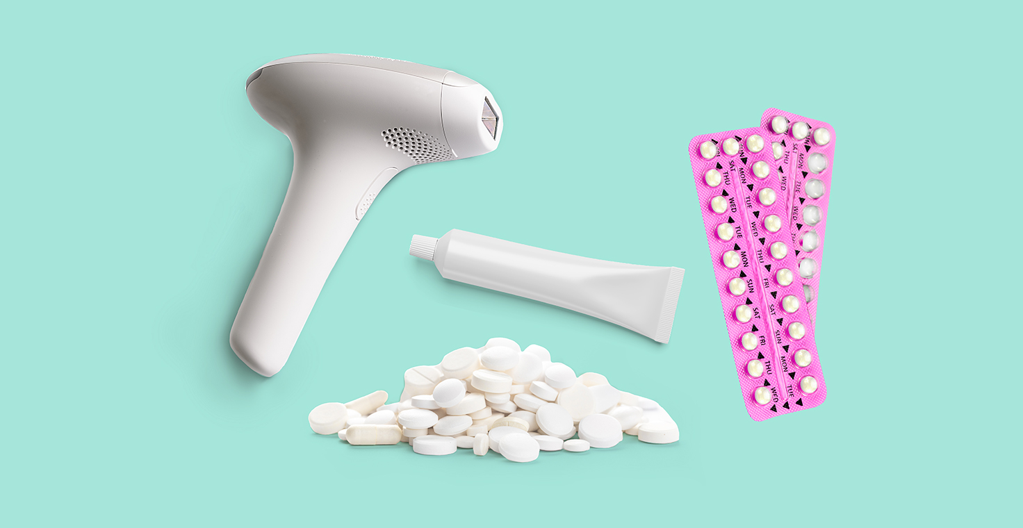 Banner for getting a handle on hirsutism 