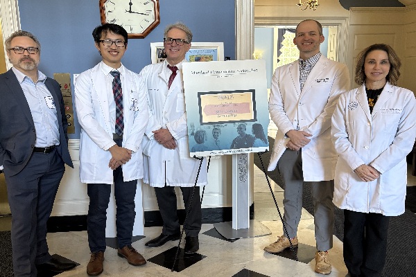Left to Right: Russ Kujan, executive director, Maryland Dermatological Society, Sean Wu, MD, FAAD, Juris Germanas, MD, PhD, FAAD, Lane Neidig, MD, FAAD, Christine Ambro, MD, FAAD