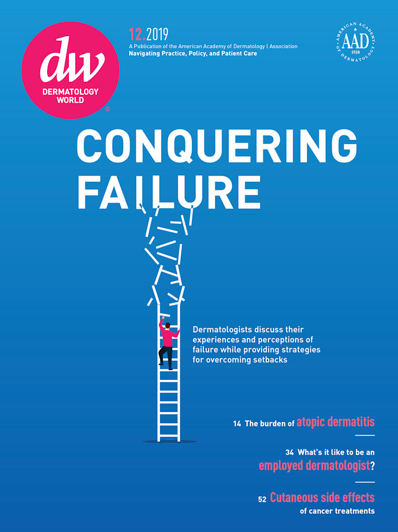 Cover image of DermWorld December 2019