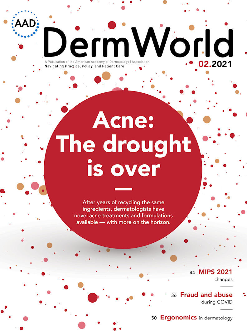 Cover image for DermWorld 2021 February