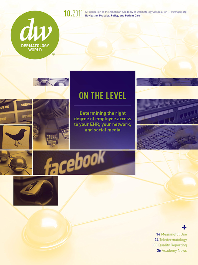 Dermatology World cover October 2011