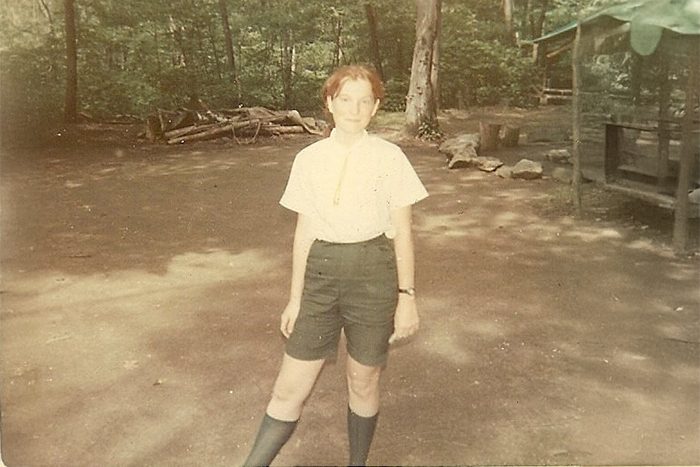 Dr. Boiko as Girl Scout summer camp worker