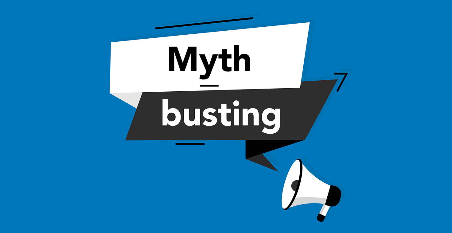 Banner for myth busting